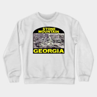 Stone Mountain Georgia Monument Memorial Crewneck Sweatshirt